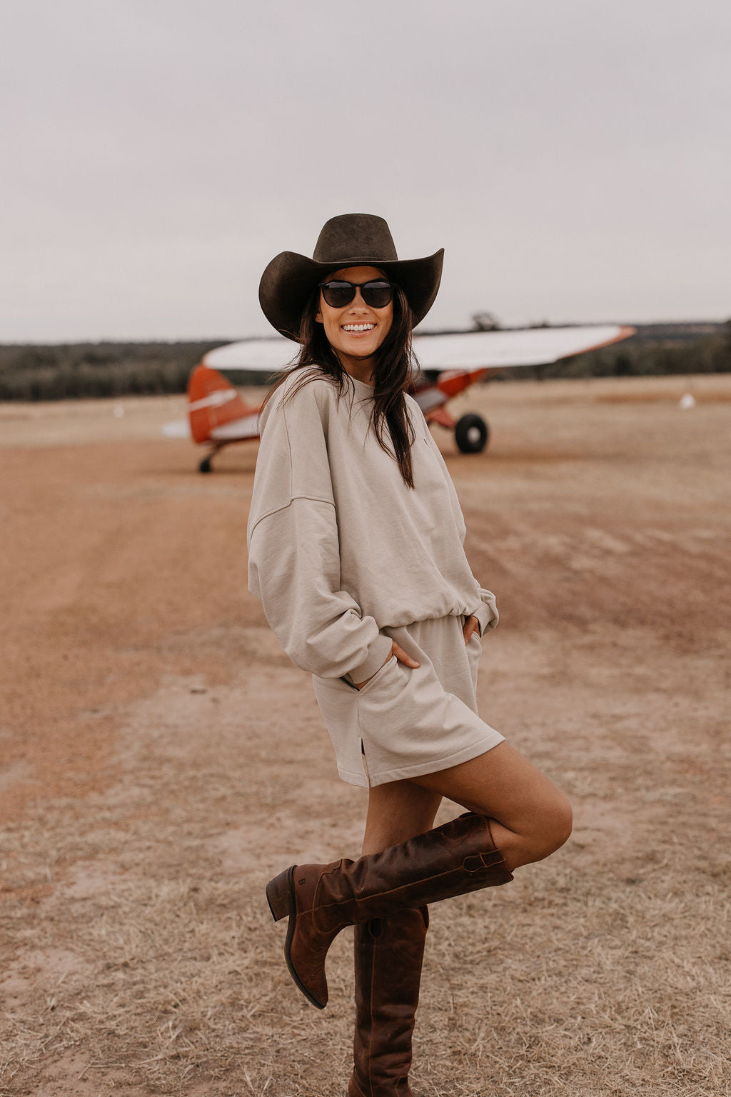 The Stable Mini Skirt | Oatmeal