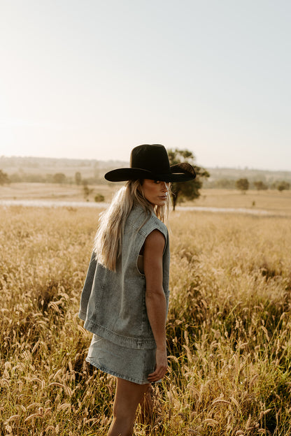 The Saltbush Denim Vest