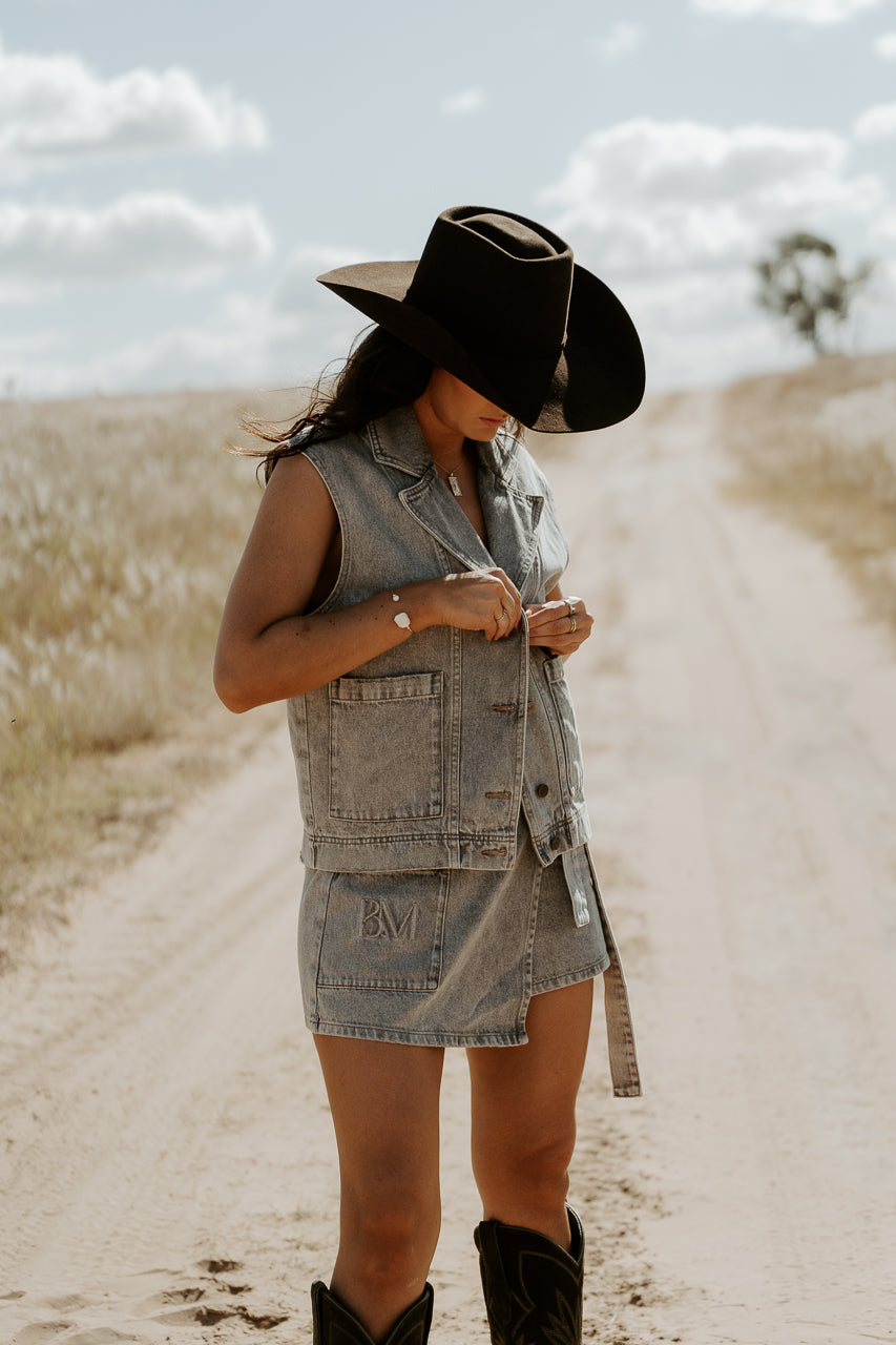 Saltbush Denim Vest